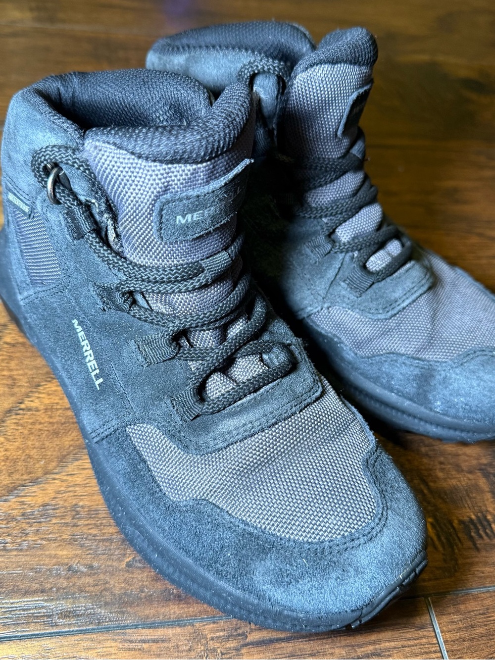 Merrell Kids Ontario 85 Waterproof Boots Size 3.5 youth Outdoor Trail Shoes Hike - Picture 3 of 11